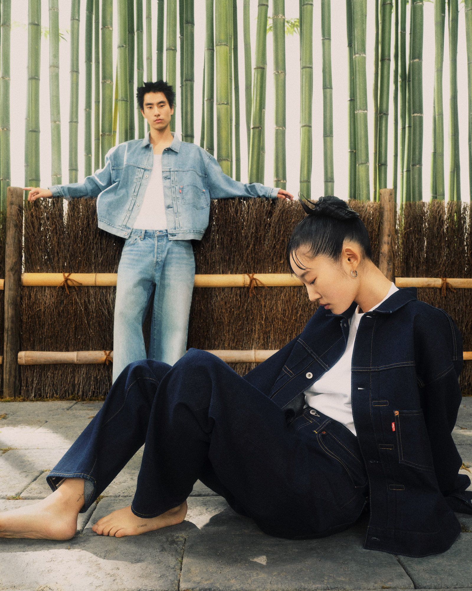 Levi's and Beams Unveil a Second 'Super Wide' Denim Collection
