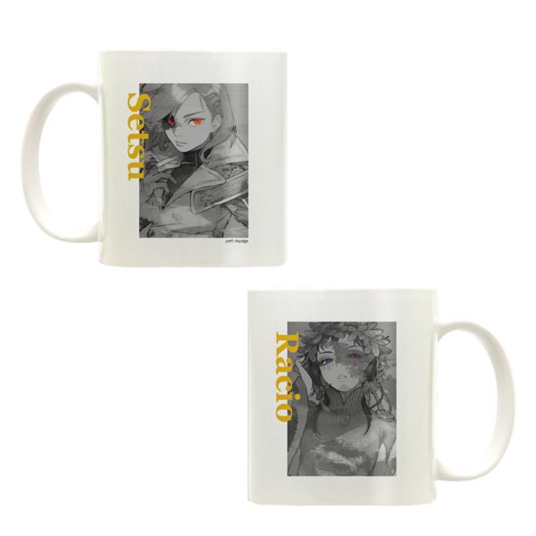 セツとラキオの美麗イラストを使用した「グノーシアxヴィレッジヴァン