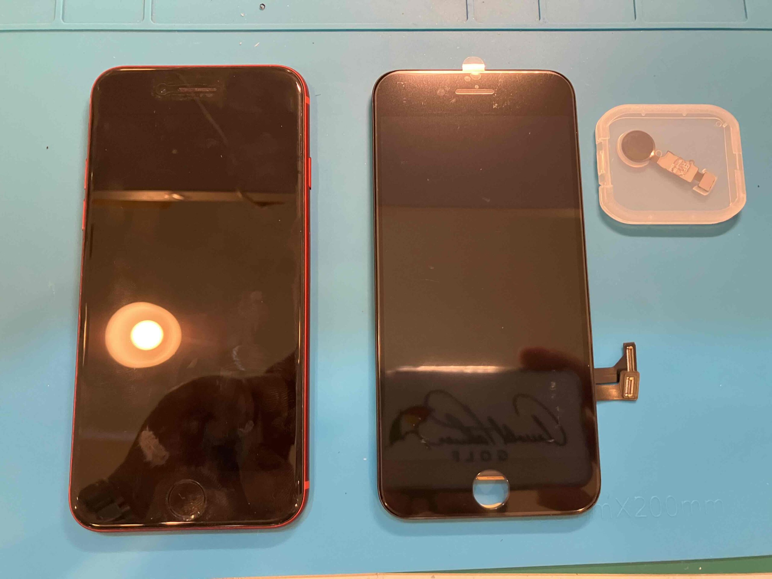 iPhoneSE3ホームボタンかと思いきや画面修理【iPhone修理所沢