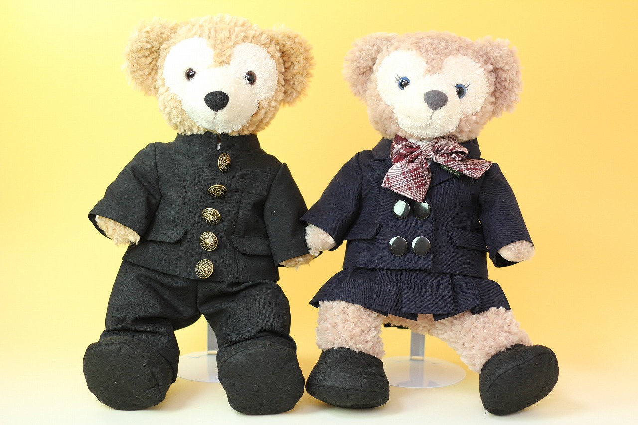 No．21233ダッフィー＆シェリーメイの制服リメイク | スモール