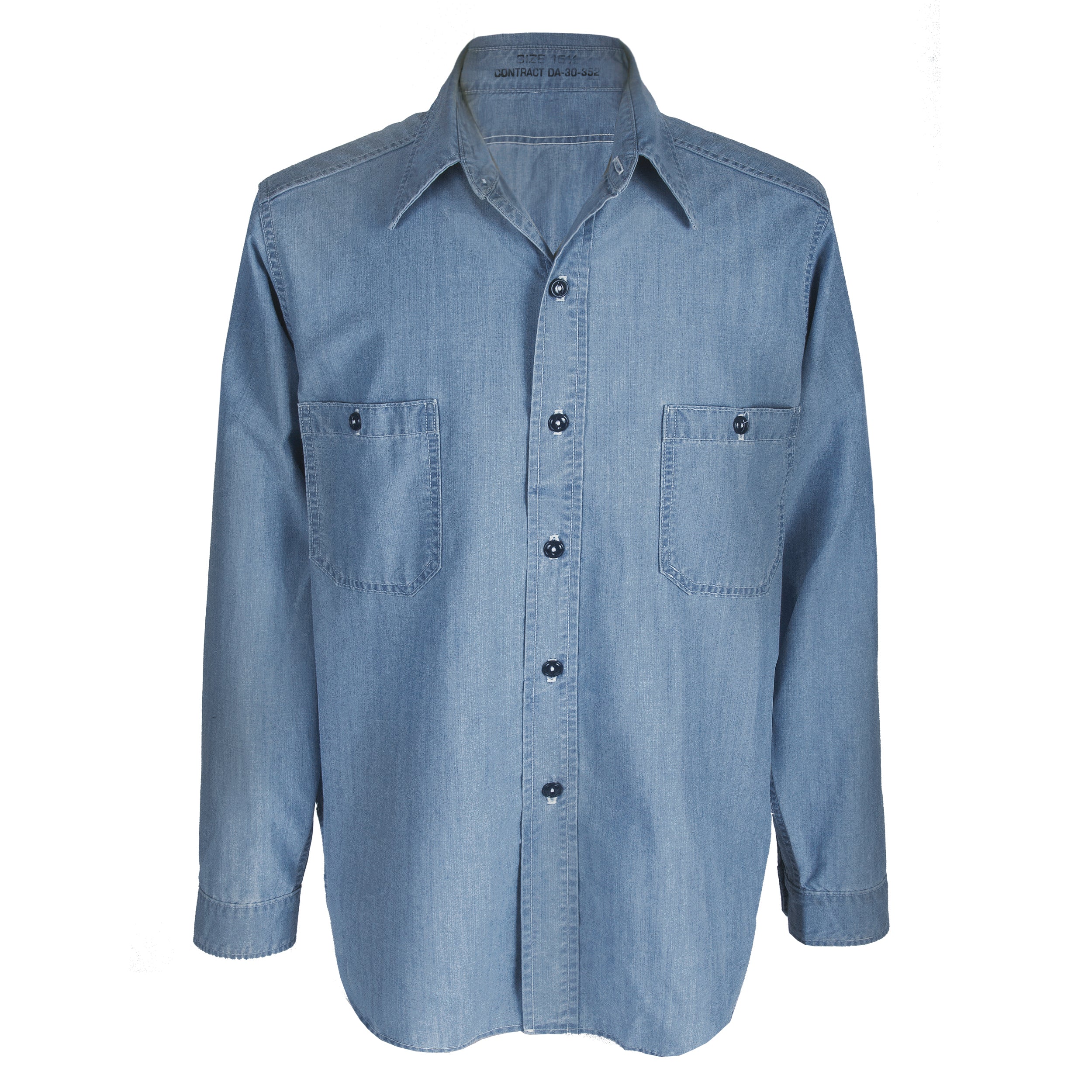 LATE WWII US NAVY CHAMBRAY SHIRTS – SMW