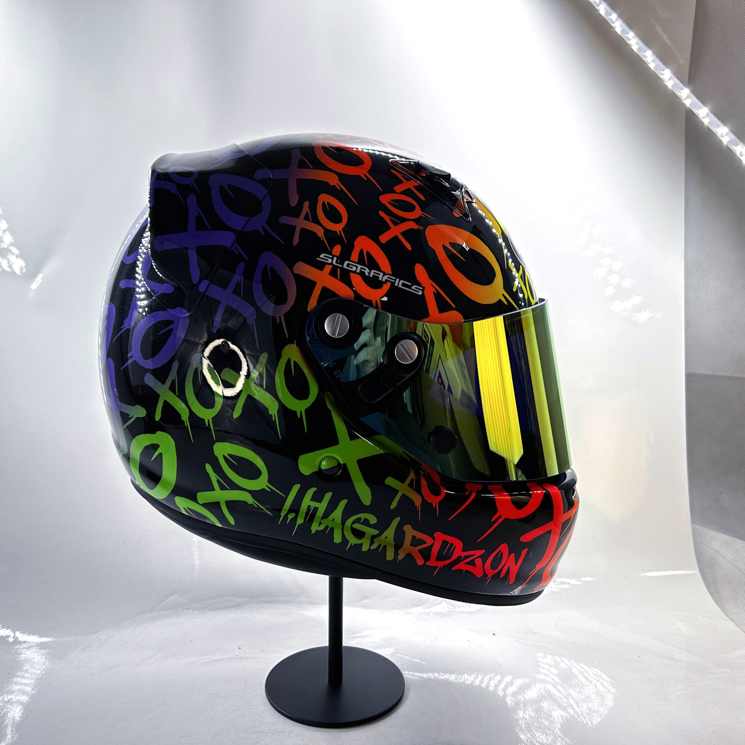 Arai CK-6 XOXO Grey - SLGrafics - Helmet design, Helmet painting