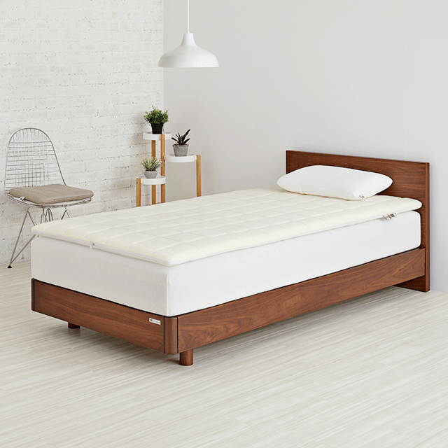 ポグバ】エアウィーヴ S04 ダブル＋ベッドフレーム・シーツ一式 ポグバ