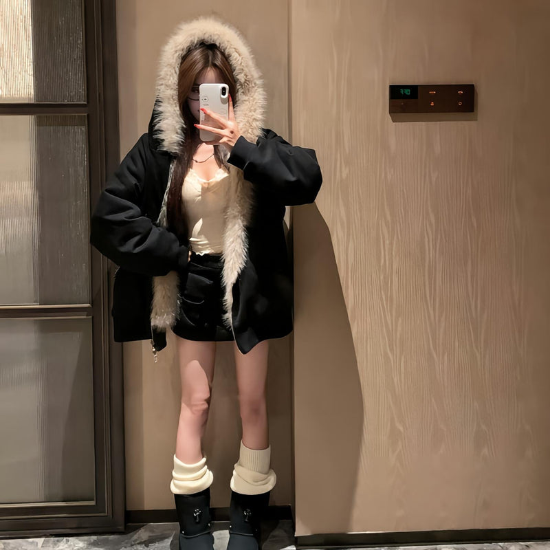 リバーシブルファージャケット（3COLOR）AJ1165 – SNACC