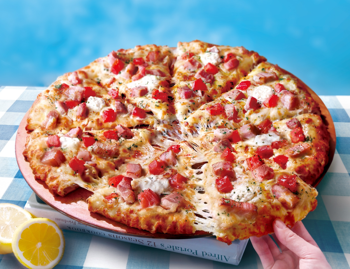 ピザーラ、夏の新作ピザを6月19日から期間限定で発売/「瀬戸内レモン