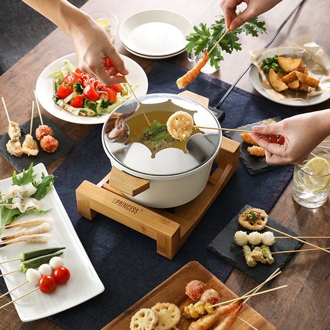 PRINCESS テーブルフォンデュ ＆ フライピュア 【豪華特典付き