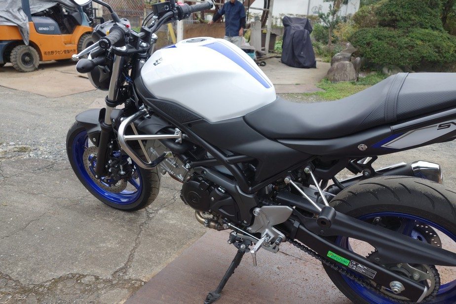 Suzuki SV650 2016 SSB Slider Kit single Left side