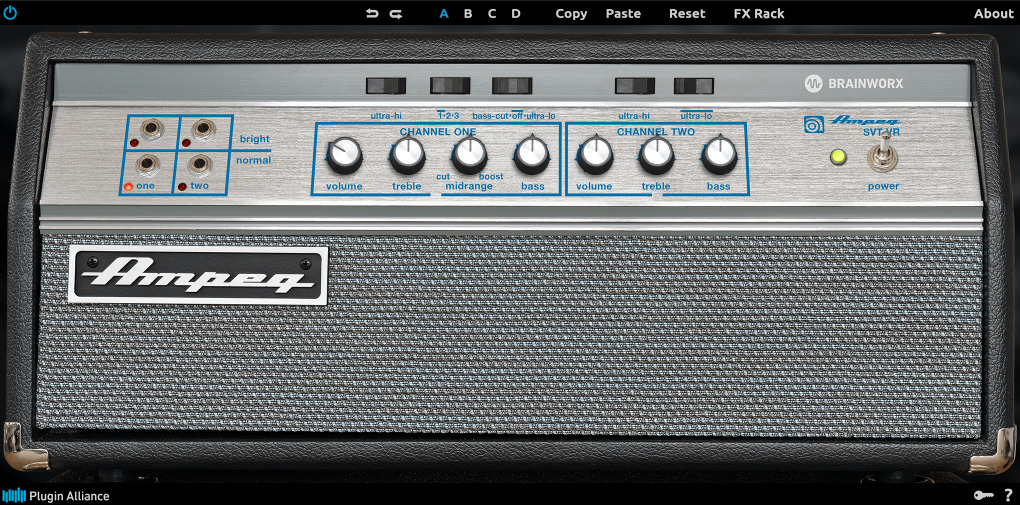 540．Brainworx社のAmpeg SVT-VRを使ってみよう♪ ～ベースアンプ