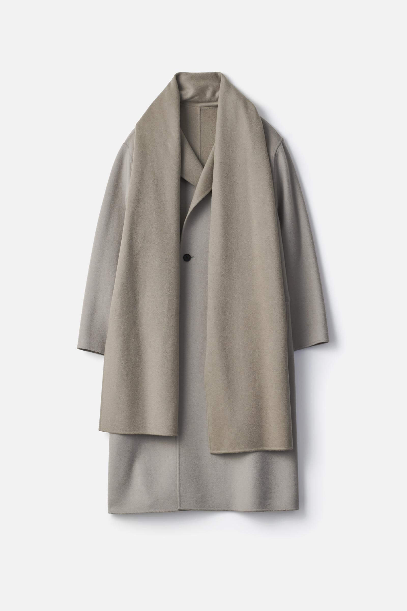 WOOL CASHMERE BEAVER REVERSIBLE STOLE COAT – ssstein