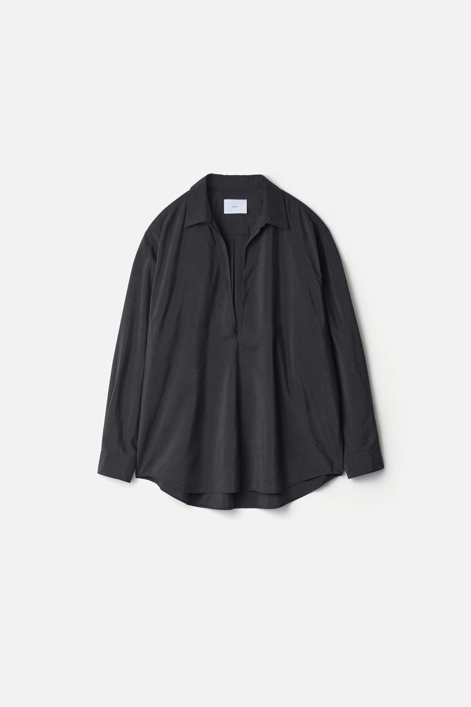 SILK/NYLON OVERSIZED SKIPPER SHIRT – ssstein