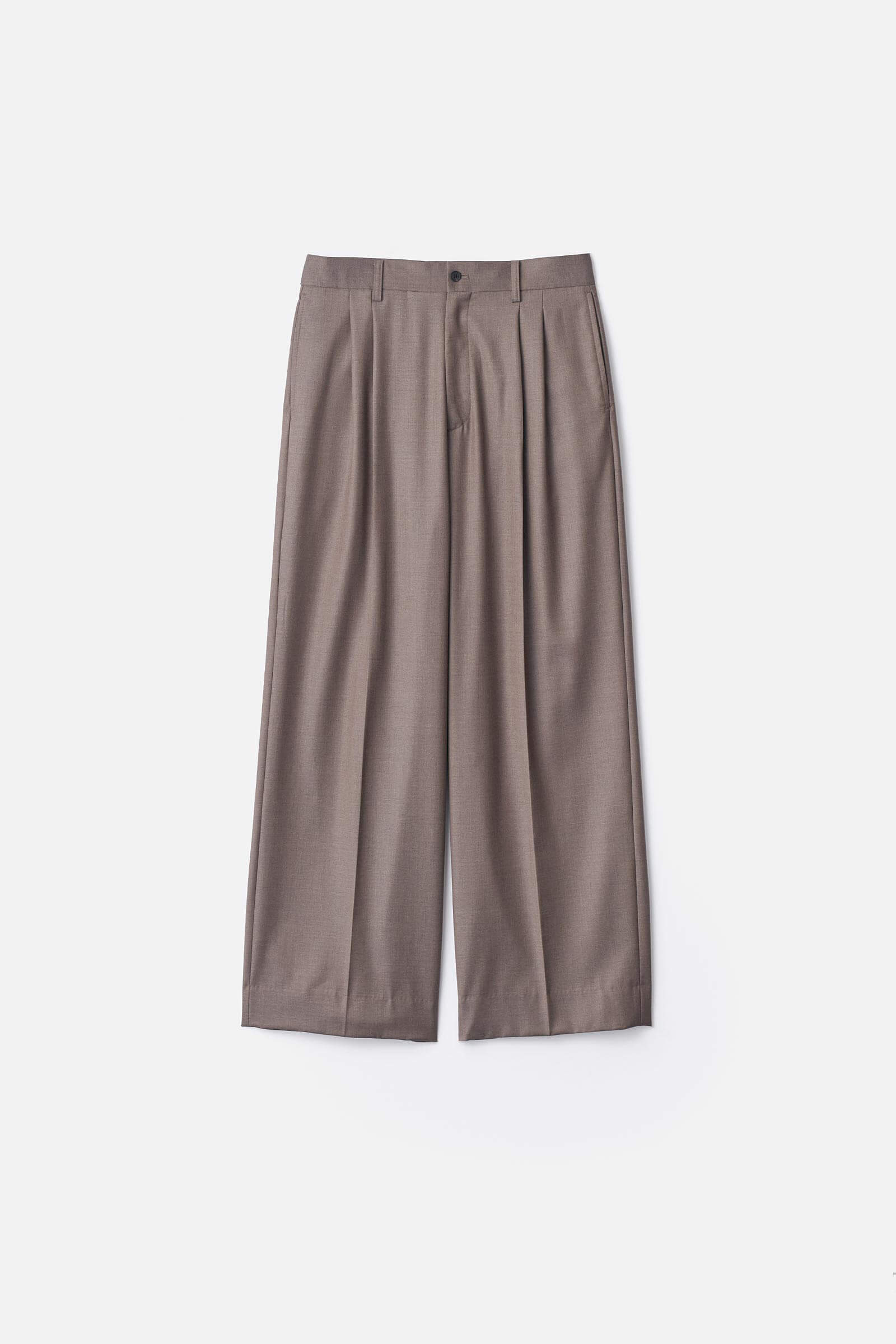 EXTRA FINE WOOL LONG WIDE TROUSERS – ssstein