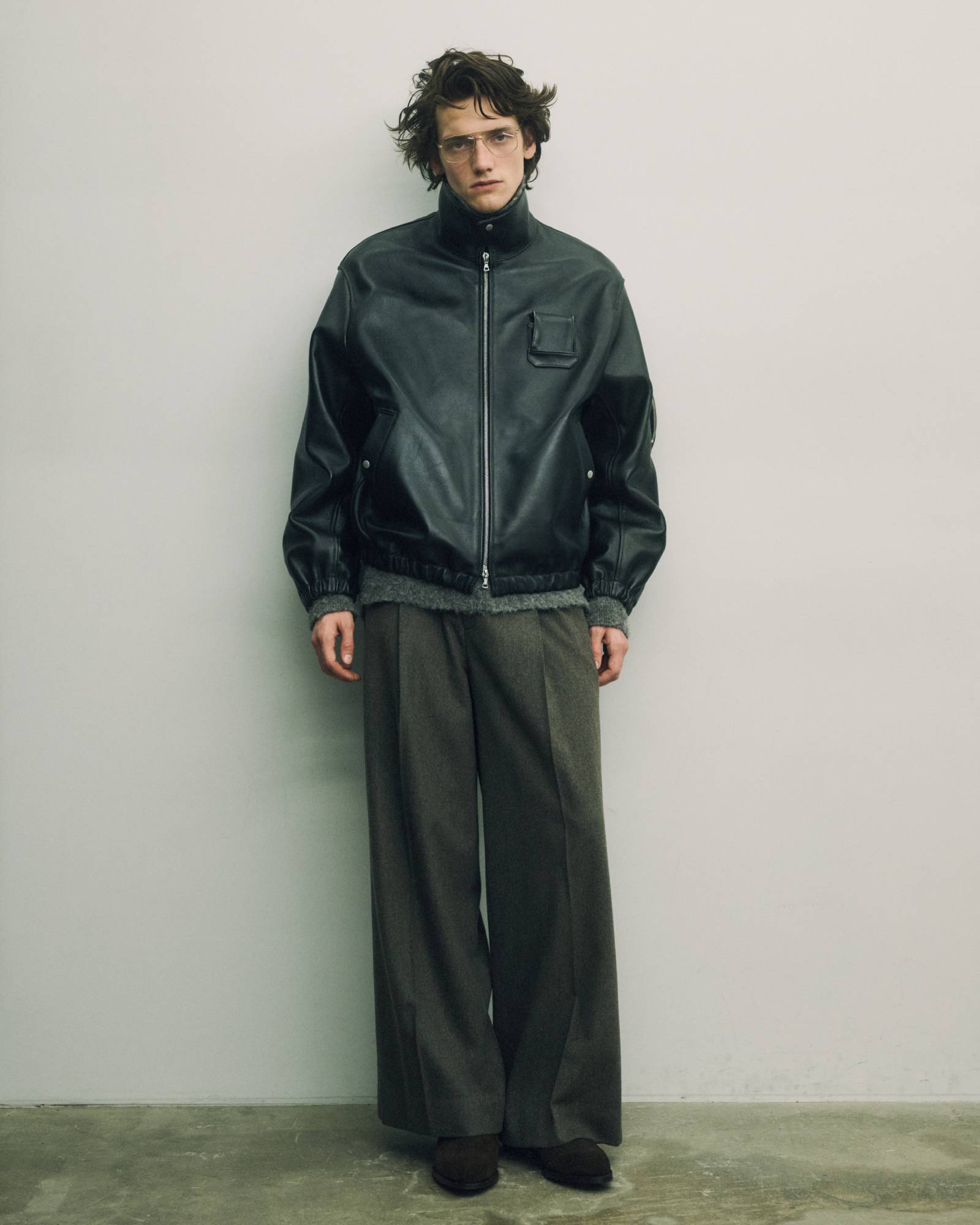 パンツ stein 25AW WOOLFLANNEL LONG WIDETROUSERS 25AW LOOK – ssstein