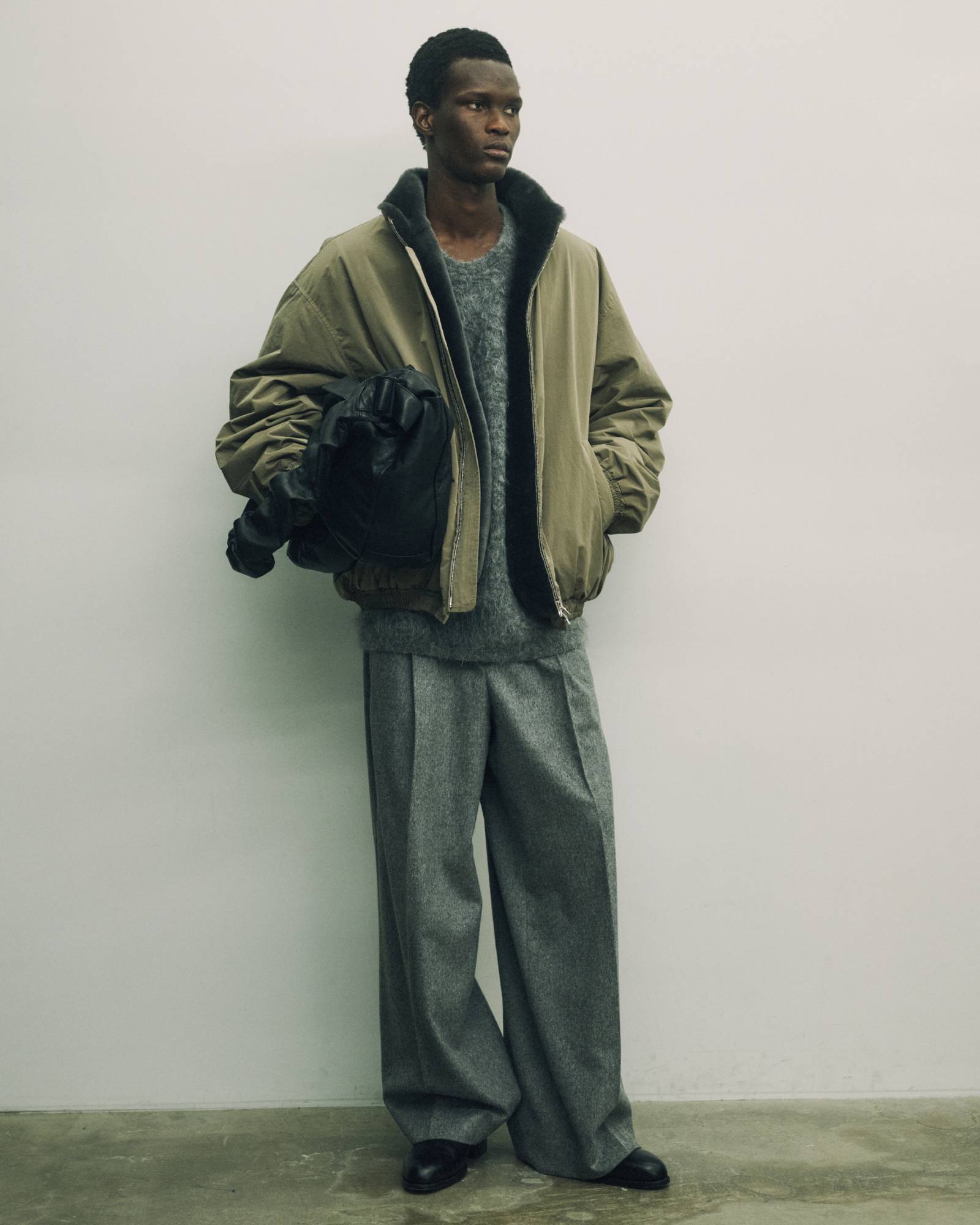 パンツ stein 25AW WOOLFLANNEL LONG WIDETROUSERS 25AW LOOK – ssstein