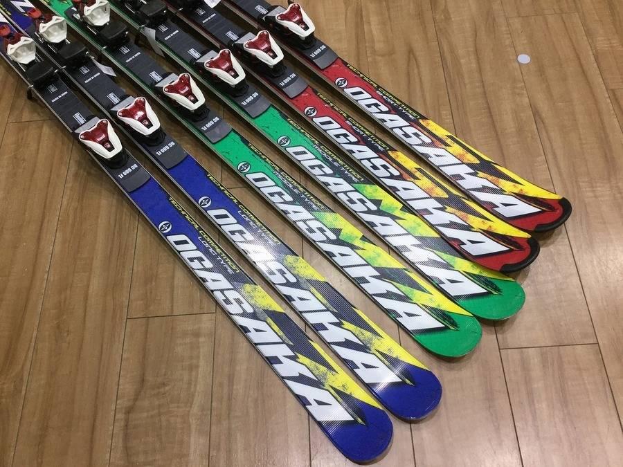 OGASAKA スキー板 unity Q3 145cm ストック付き OGASAKA オガサカ