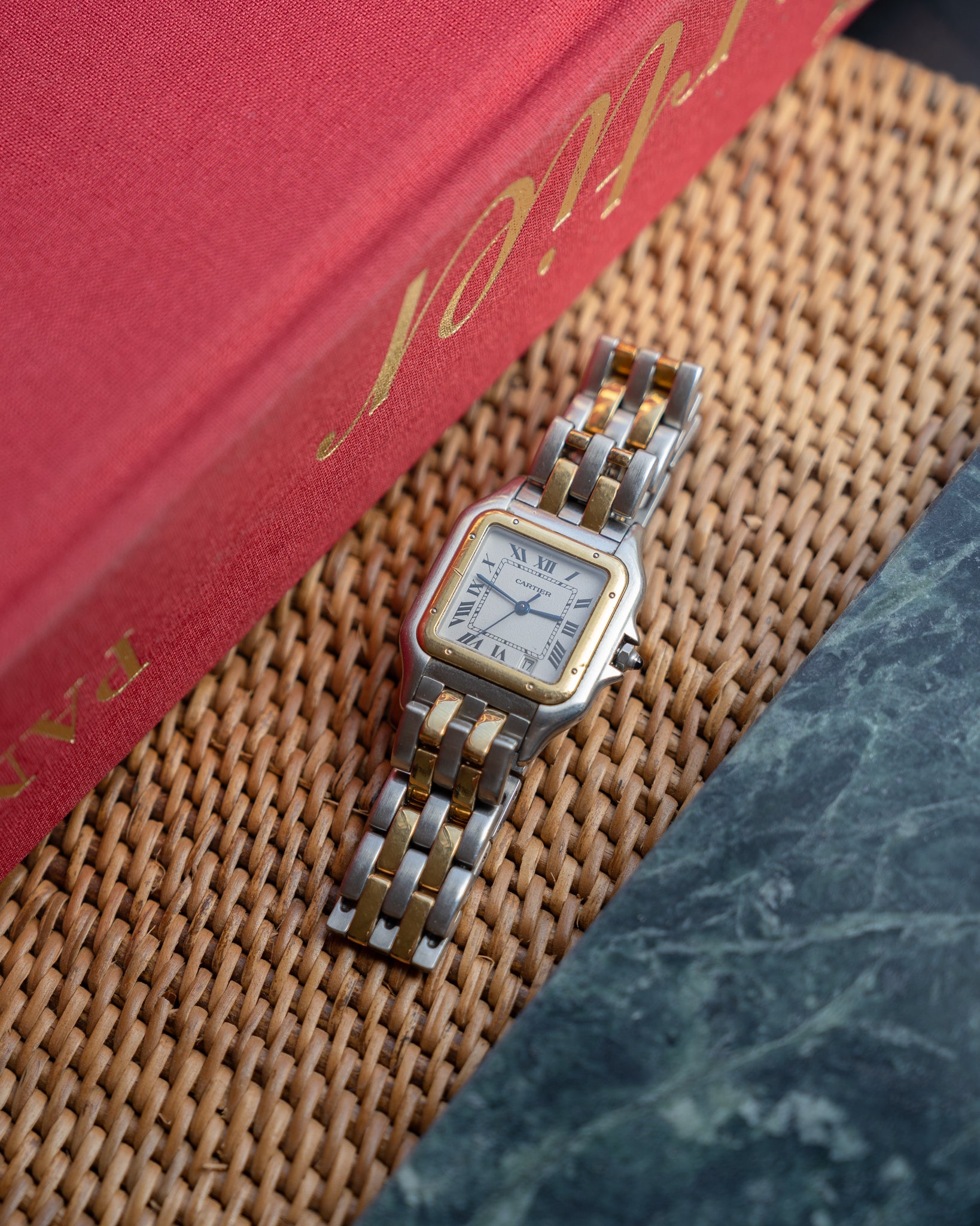 カルティエ パンテール MM スチール&ゴールド Ref. 1100、ボックス