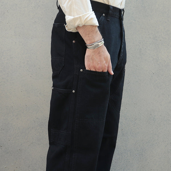 BAKERSFIELD TROUSERS / 13oz DENIM RUDE BLACK — SPEEDWAY
