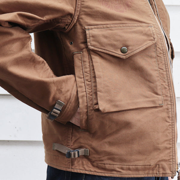 S-8 AVIATORS JACKET / GILMORE OIL CUSTOM MODEL / SEPIA BROWN