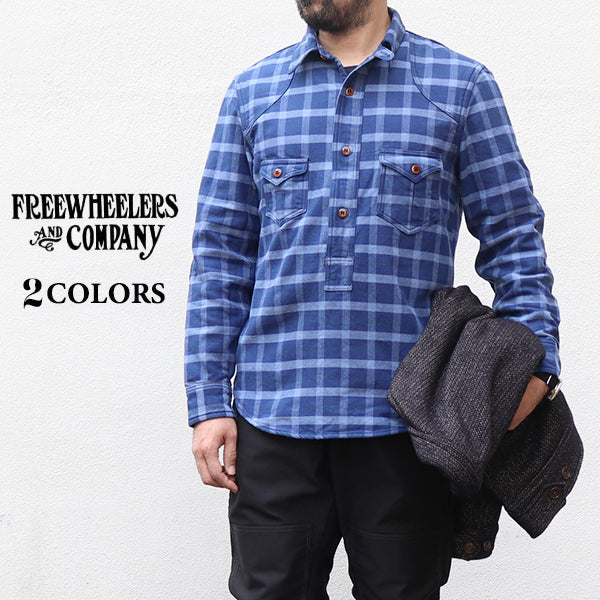 SAG HARBOR / OUTDOOR SPORTS SHIRT / COTTON FLANNEL CHECK WITH A