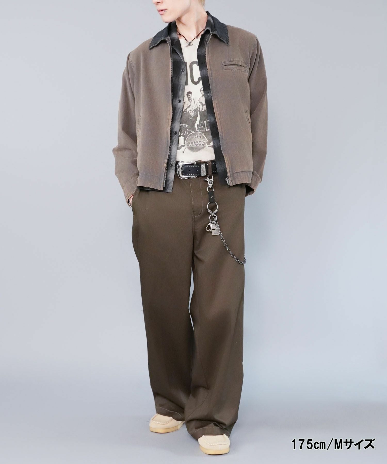 短丈デトロイトジャケット/ジップ/ショート丈/ユニセックス | SPINNS