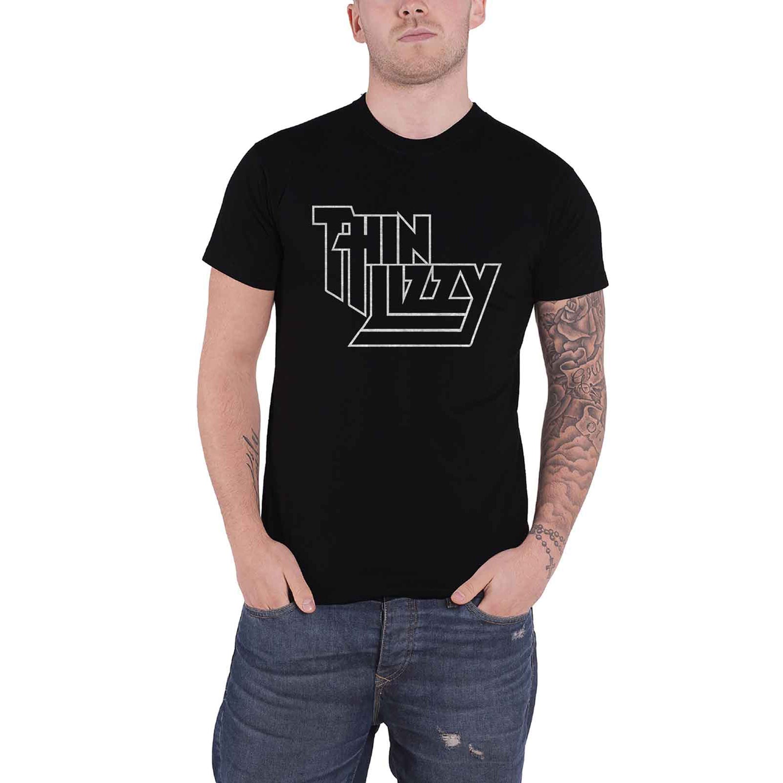 THIN LIZZY - LOGO - T-Shirt Black
