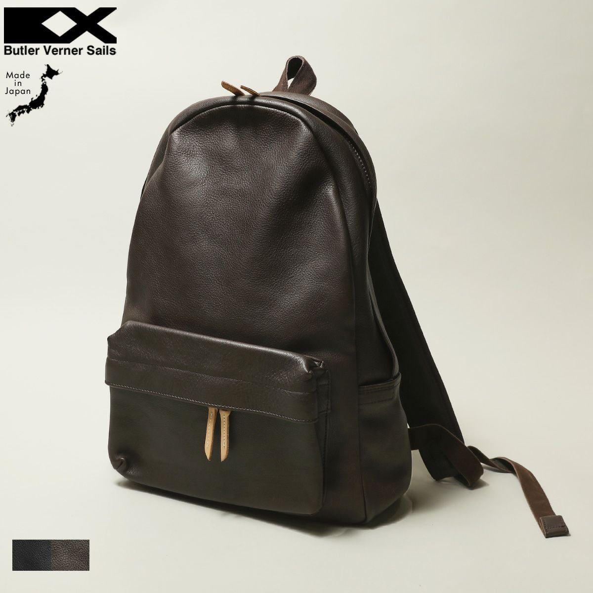 特典対象】リュック 本革 日本製 ヌメ革 シュリンクレザー バック