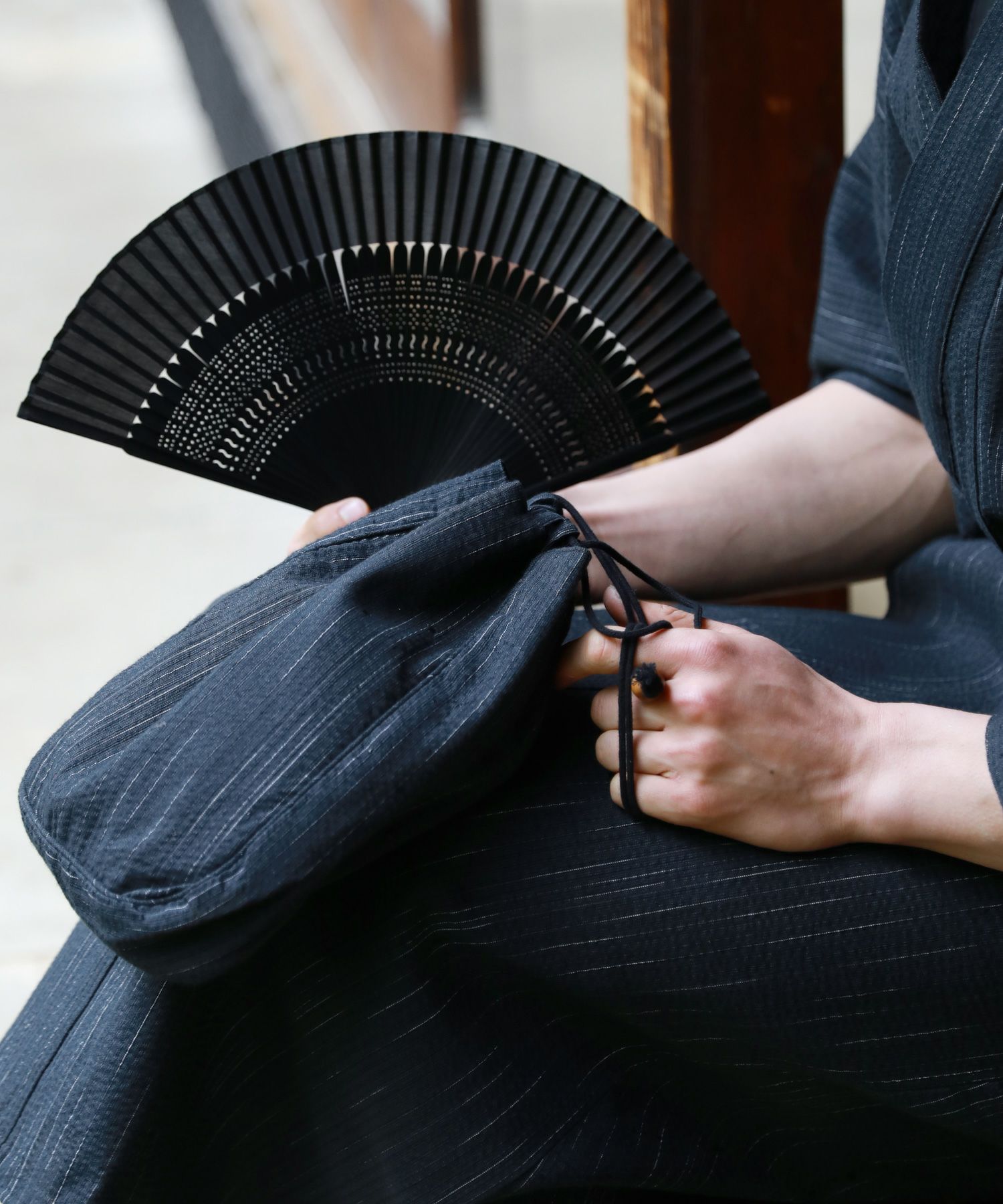 粋浴衣5点セット【浴衣/ワンタッチ帯/下駄/扇子/巾着】 | 【公式】SPU