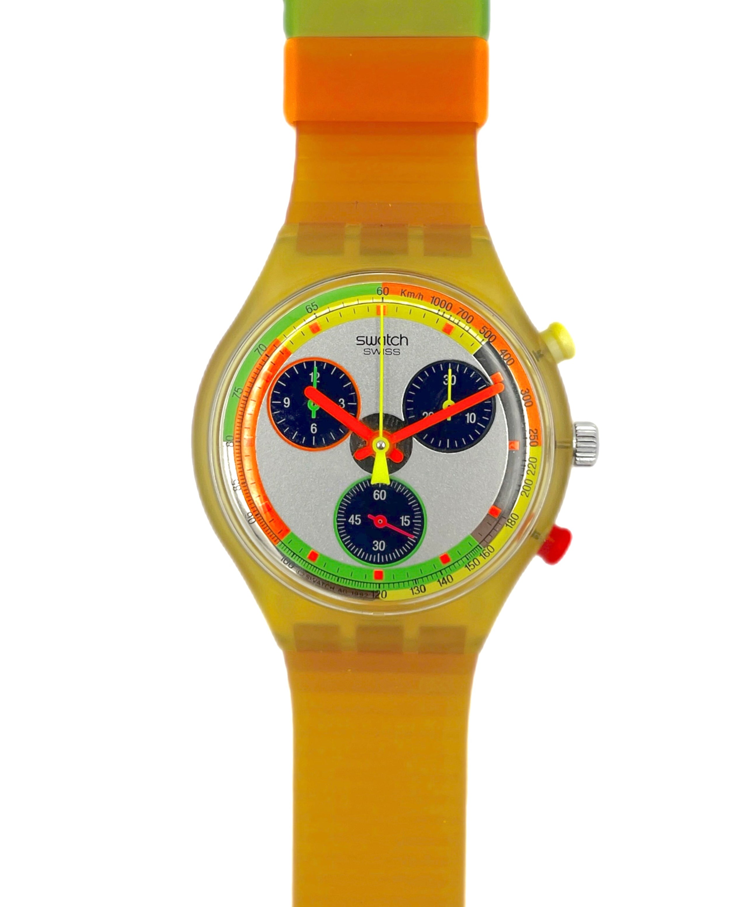 Swatch Chrono JELLY STAG SCK104 (1993) - new in box