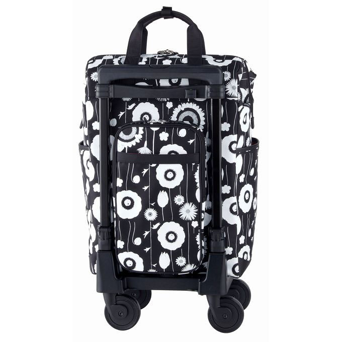 D-559 中原淳一コラボII キャリー (L21) ブラック×ホワイト <4輪