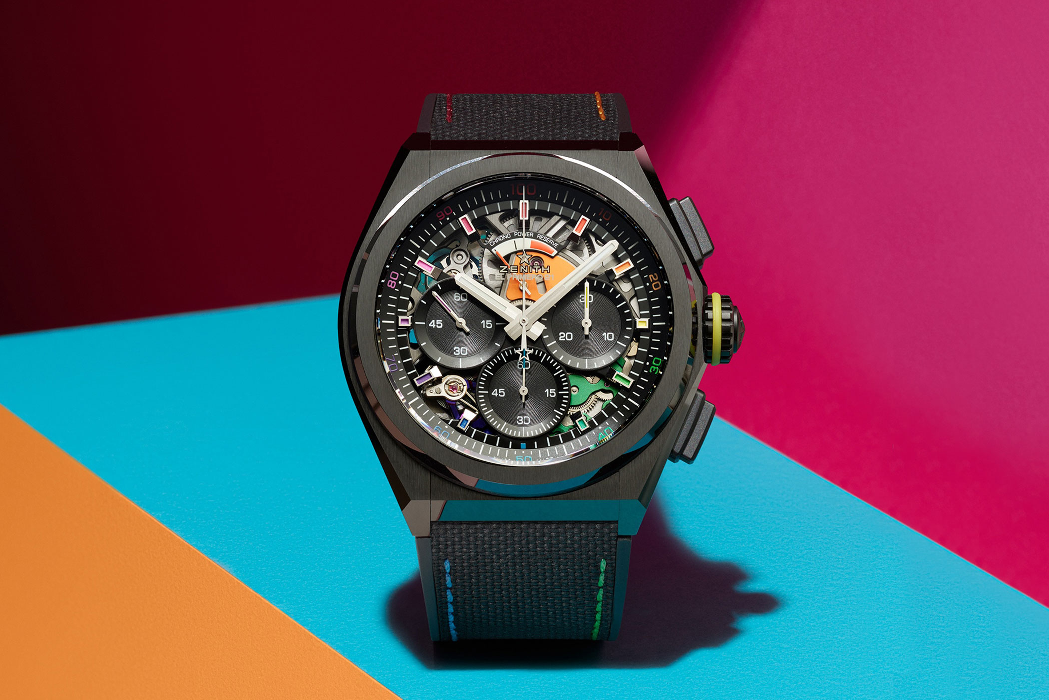 A Splash of Colour: Zenith DEFY 21 Chroma II - Swisswatches Magazine
