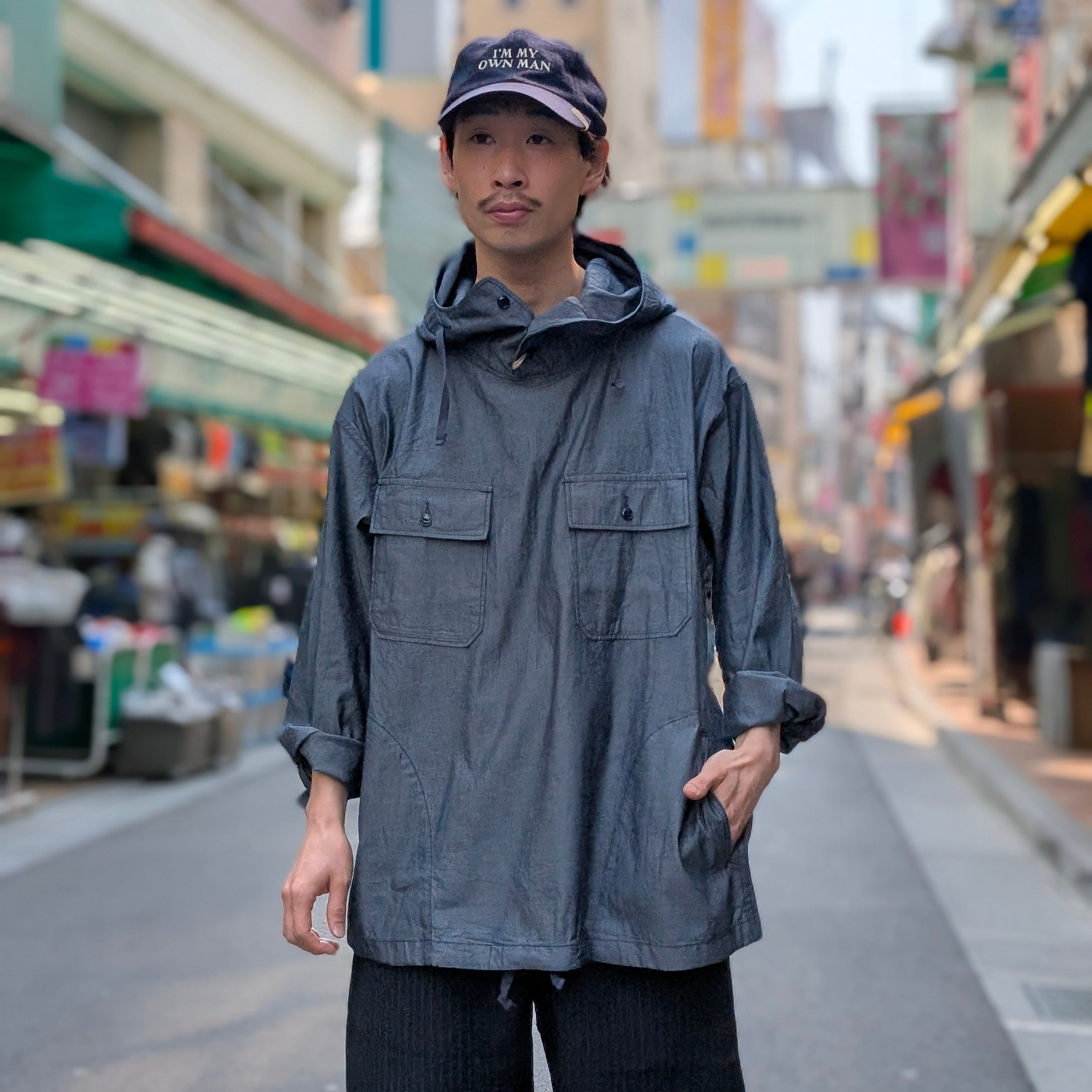 Engineered Garments - Cagoule Shirt - Chambray - QT029 – Sun House