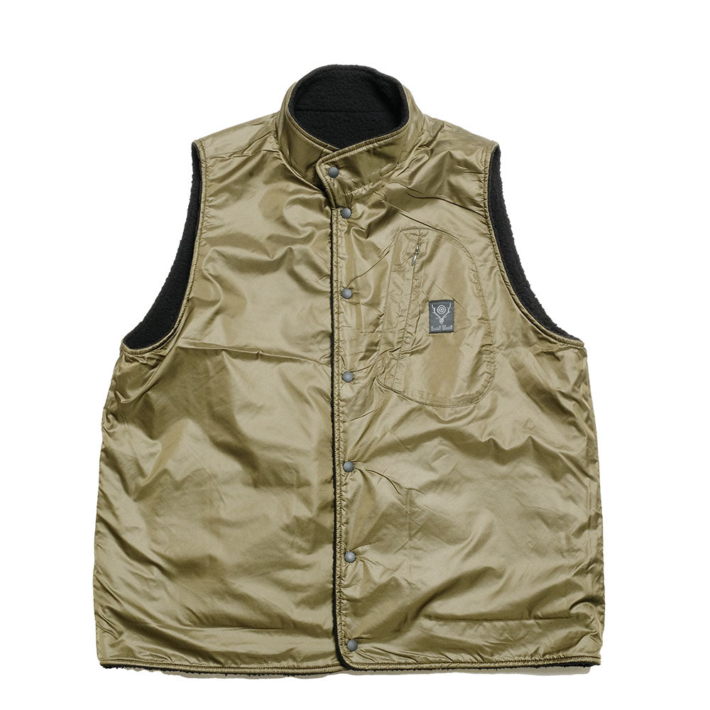 SOUTH2 WEST8 - Reversible Vest - Poly Fleece / Nylon Ripstop