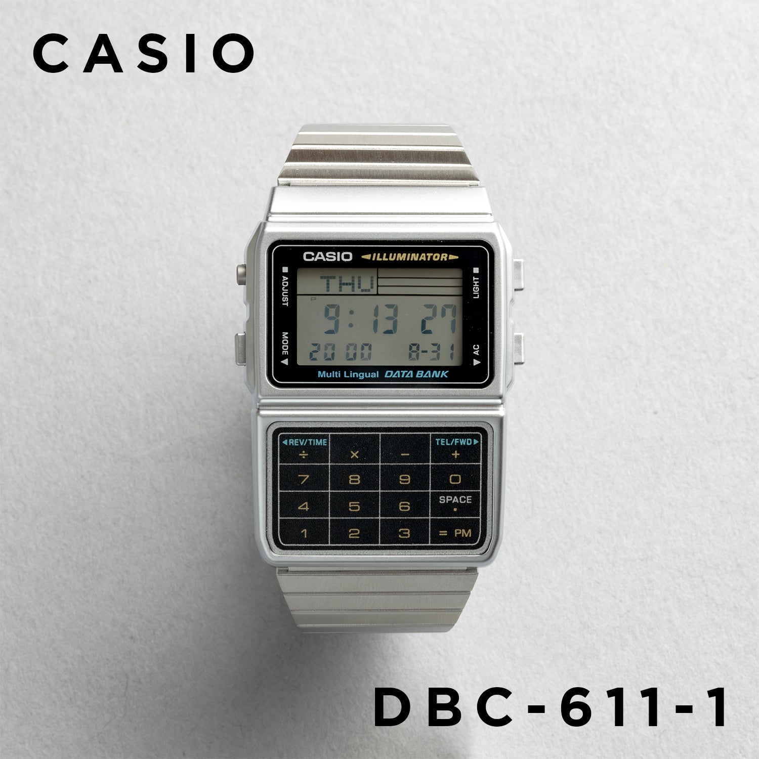 CASIO カシオ DBC-611 メンズ 腕時計 非防水 10年保証