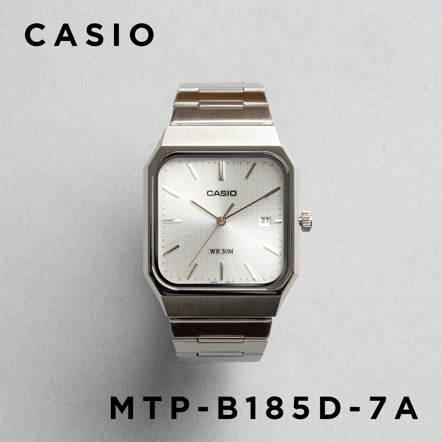 CASIO カシオ MTP-B185D メンズ 腕時計 5気圧防水 10年保証