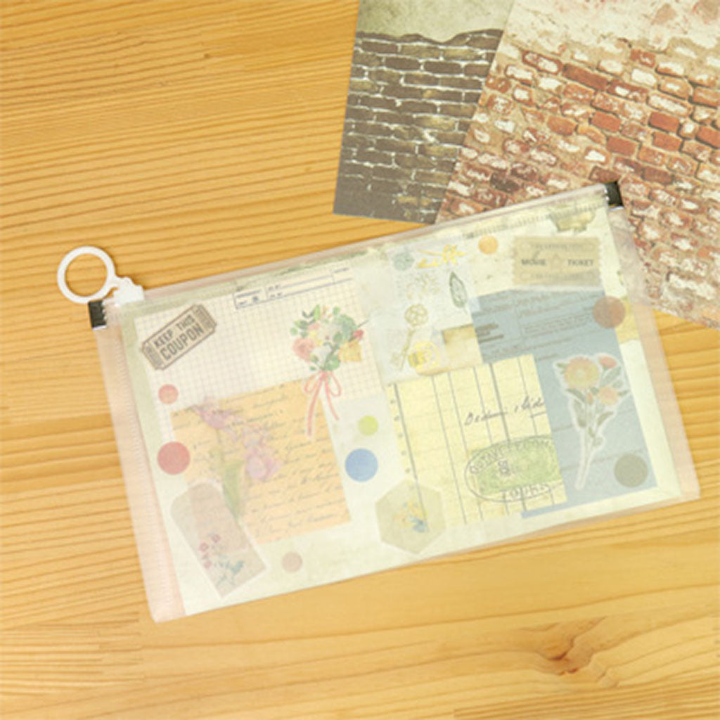 ヴィンテージペーパー系／コラージュ素材／60枚セット – SUNHOSEKI