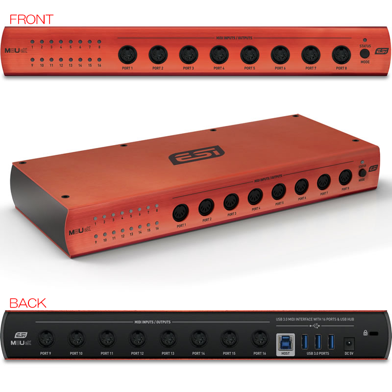 ESI M8U eX USB 3.0 MIDIインターフェース 安心の日本正規品！ | サン
