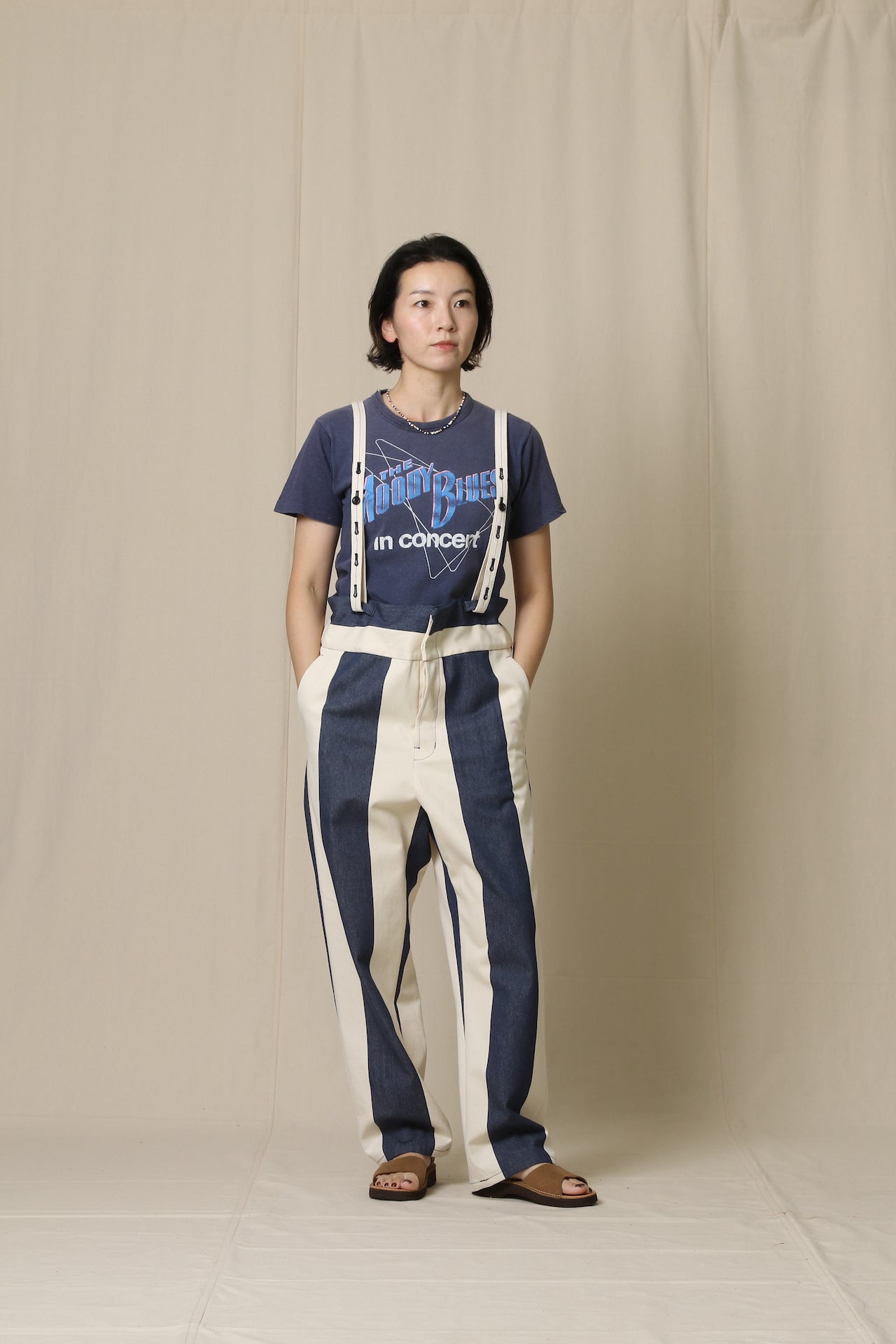 Big Stripe Suspender Pants – Sunshine+Cloud