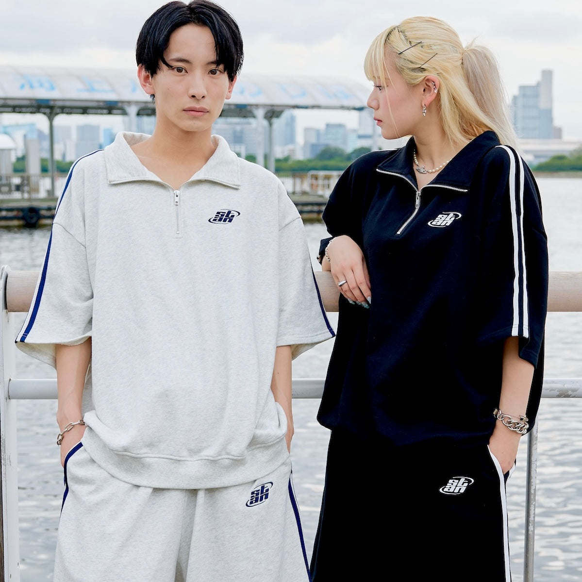 STAN Line half zip T-shirt – Such a Stan