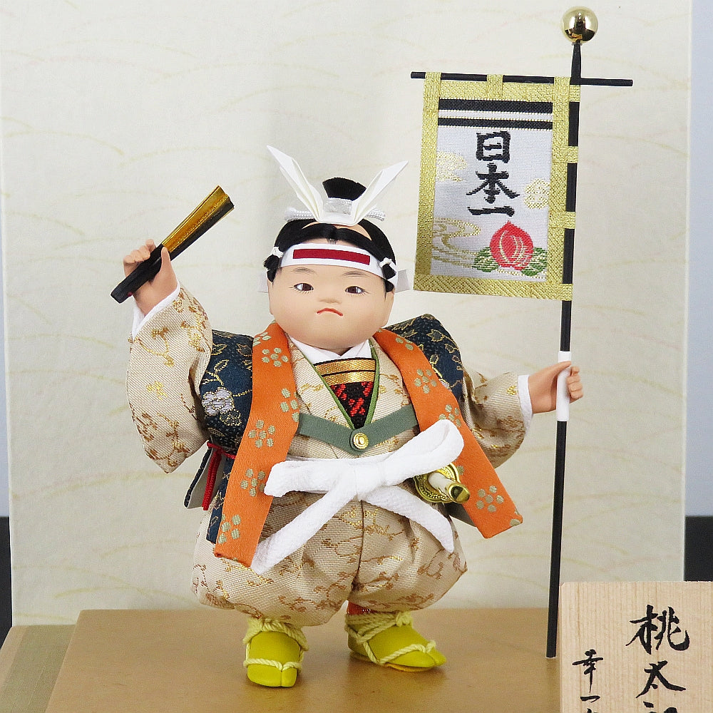 松崎幸一光 桃太郎5号 日本一旗 アクリルケース入り – スガ人形店