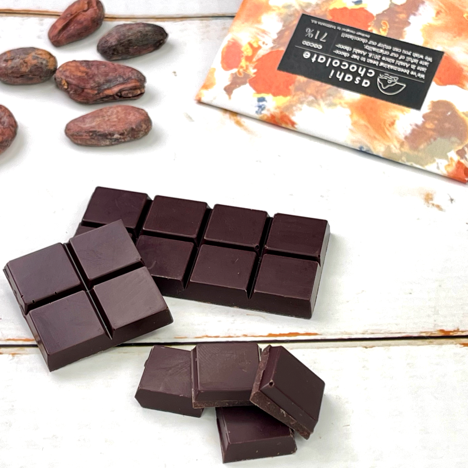 asahi chocolate / インド産カカオ71％タブレットチョコレート