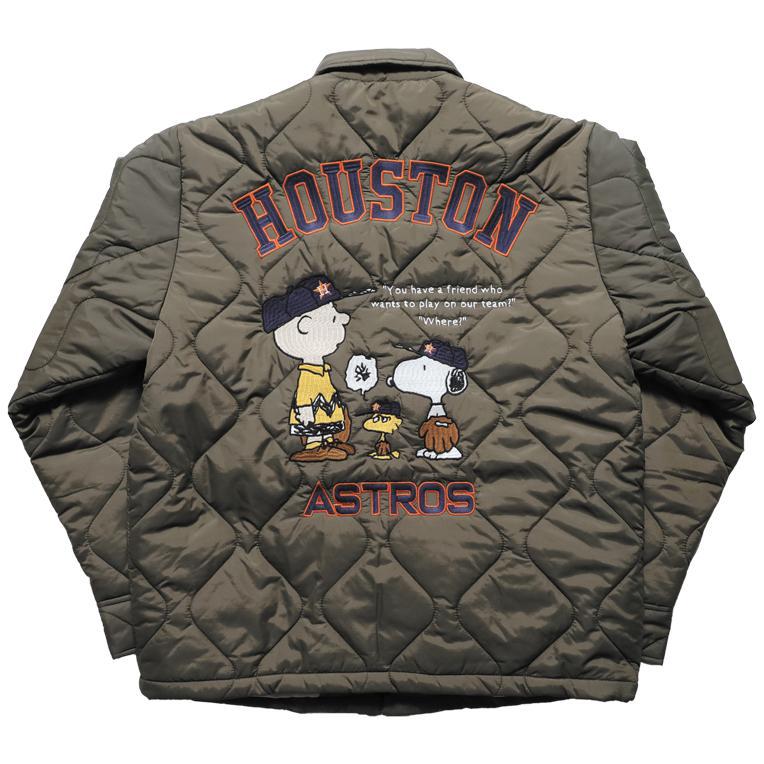 HOUSTON MLB × PEANUTS QUILTING JACKET BASEBALL – SUKAJACK
