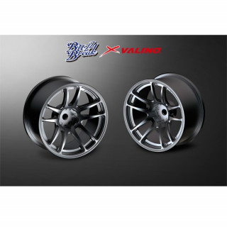 VALINO N820S アルミホイール 26mm パープルアルマイト OFF+7 2pcs [BB