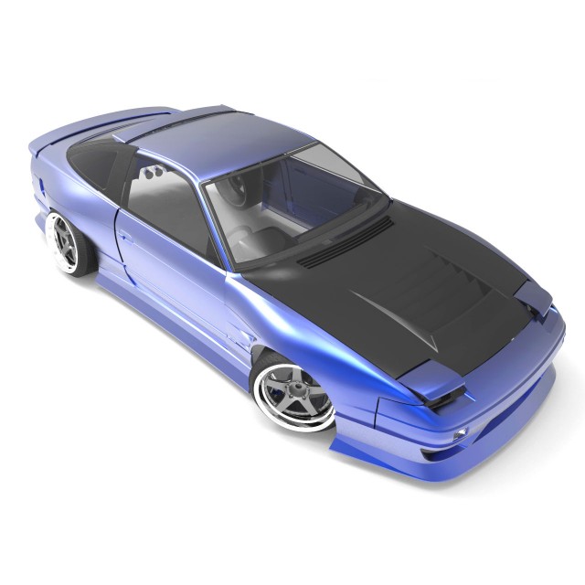 NISSAN 180SX D-MAX ボディ [AD-HB12] - スーパーラジコン