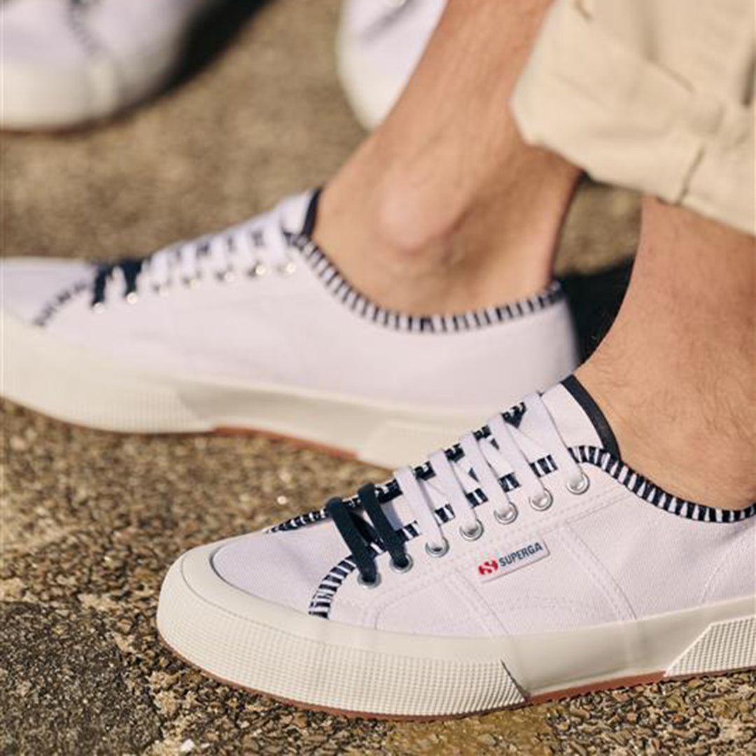 2750 オージー アルモリュクス｜OG ARMOR LUX（WHITE-BLUE NAVY