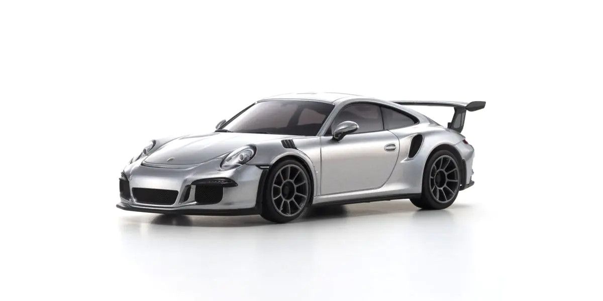 MINI-Z Racer MR-04 RWD Porsche 911 GT3 RS Silver Metallic Readyset