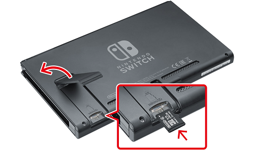 Switch】microSDカードを取り付けて、保存容量を増やしたい。