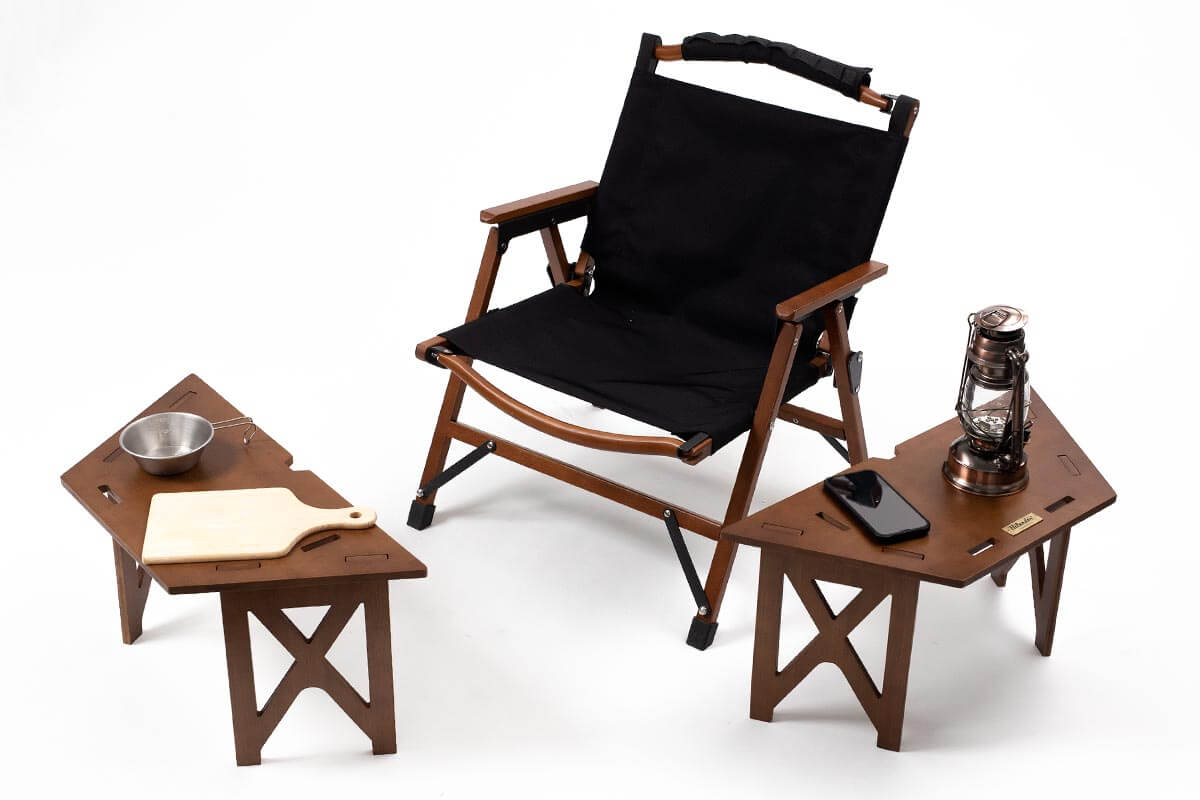 ヘキサゴンテーブル RAN 組立式 収納袋付 キャンプ ベランピング