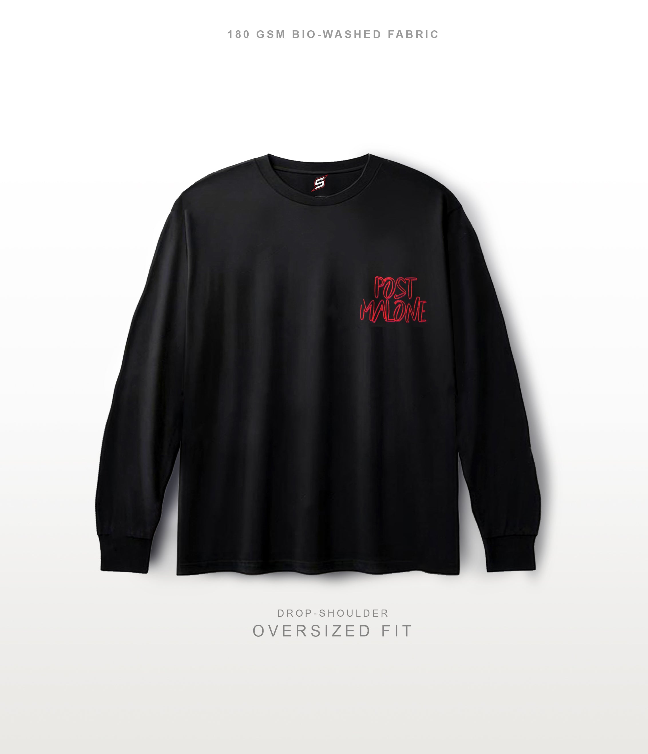 POST MALONE Full Sleeves Oversized T-shirt – supremacyclothing