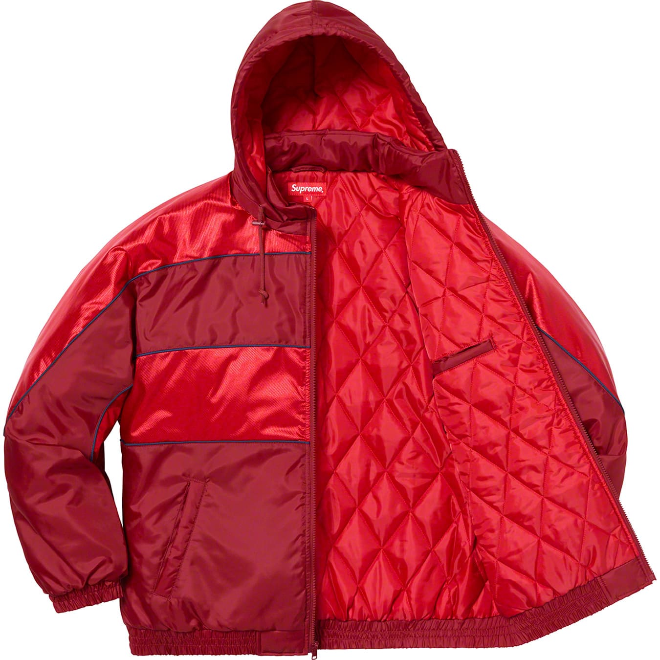 Sports Piping Puffy Jacket | Supreme 19fw