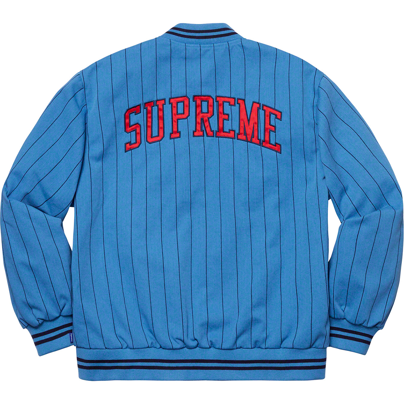 Pinstripe Varsity Jacket | Supreme 19ss