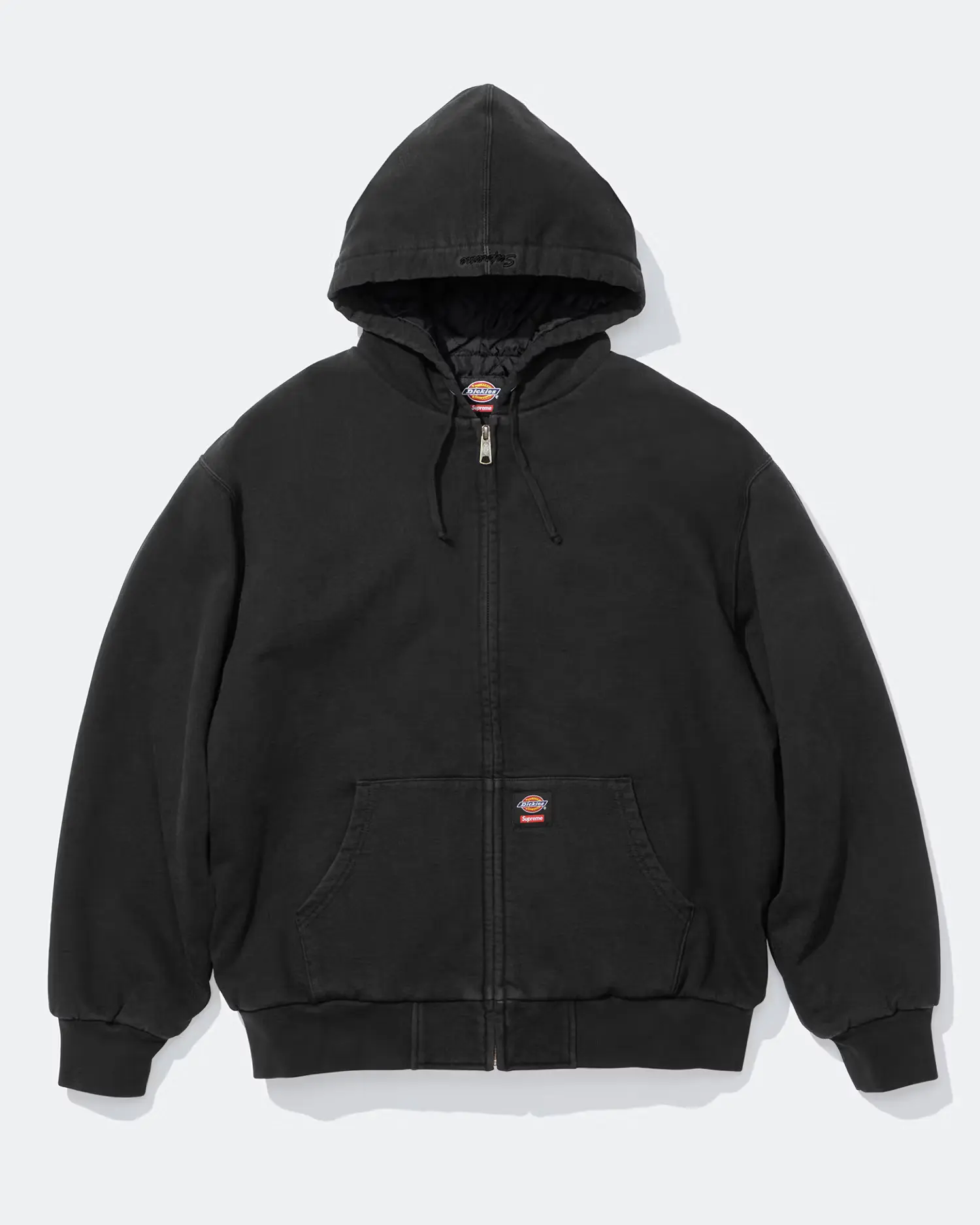 Supreme®/Dickies® Quilted Lined Zip Up Hooded Sweatshirt | Supreme
